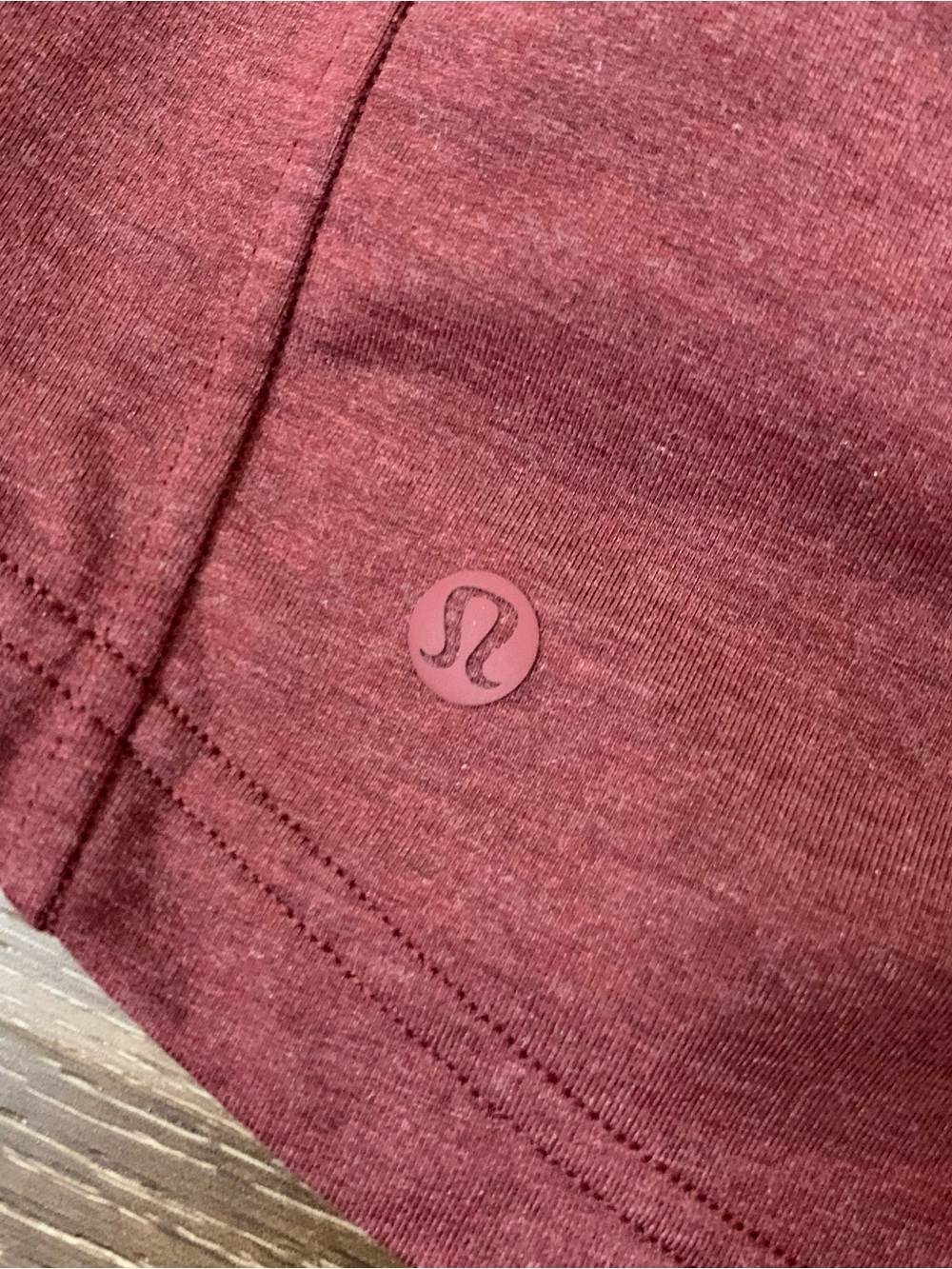 Lululemon womens maroon inner glow high rise shorts 14 - Picture 5 of 8